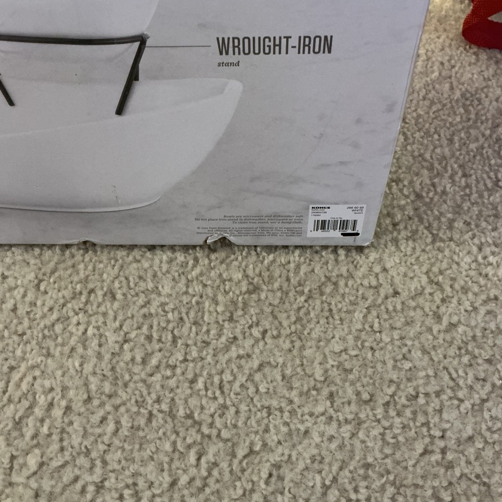 Food Network Porcelain Chip & Dip Set - White and Black - Picture 2 of 6